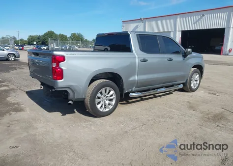 2024 Chevrolet Silverado 1500 2Wd Short Bed Custom z USA, uszkodzony, nr VIN 1GCPABEK2RZ233503